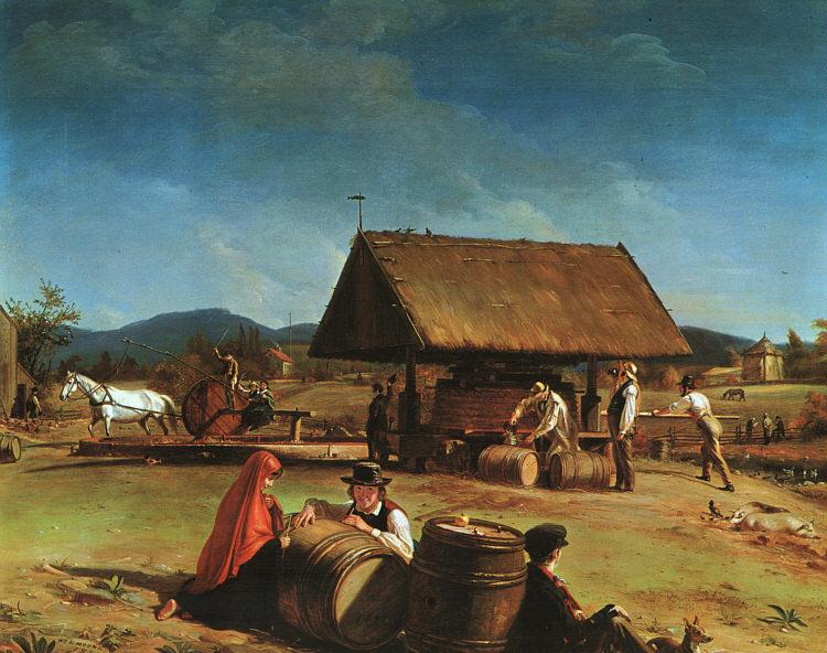 William Sidney Mount Cider Making oil painting image